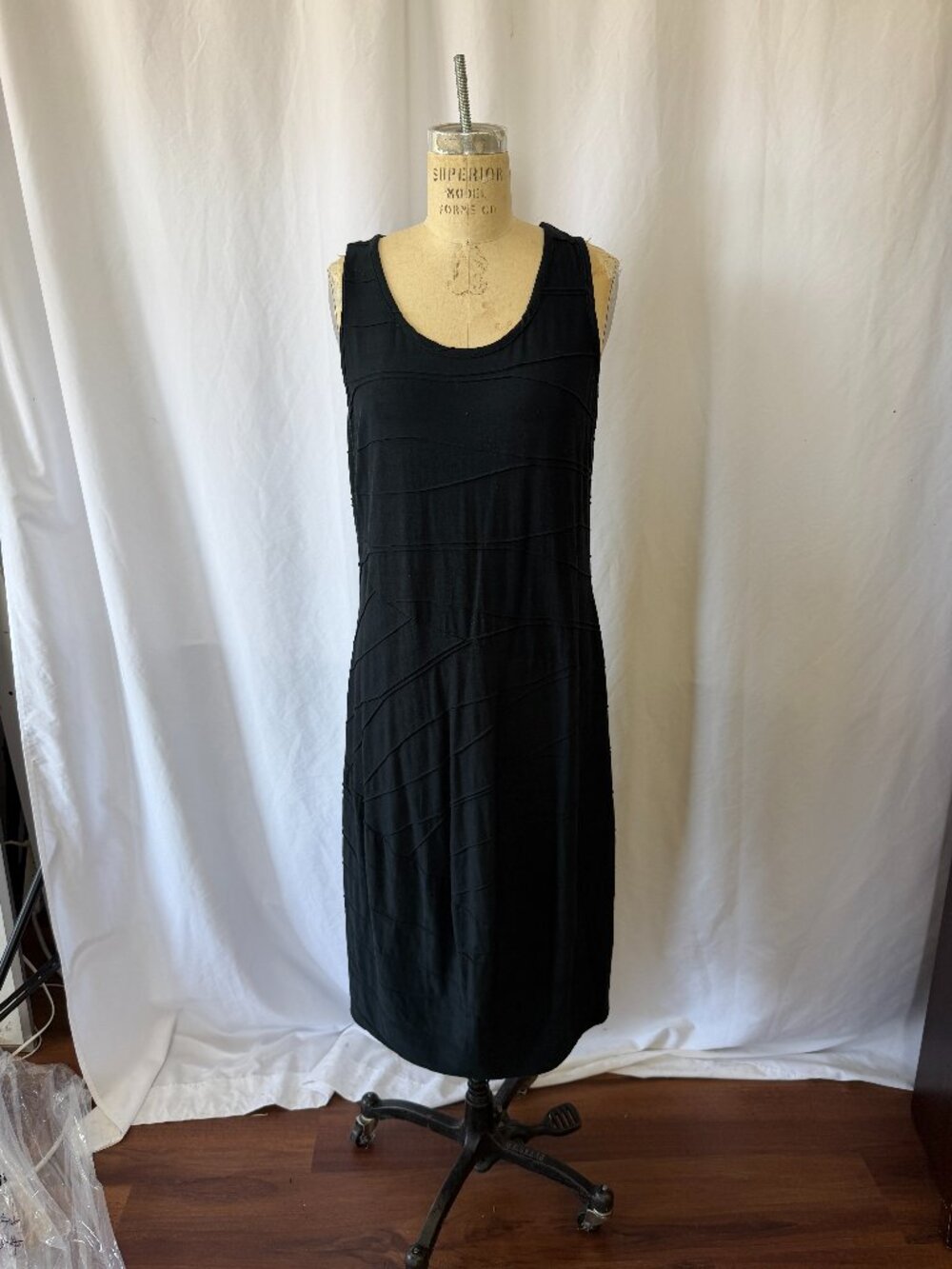 Navy Blue sleeveless long dress